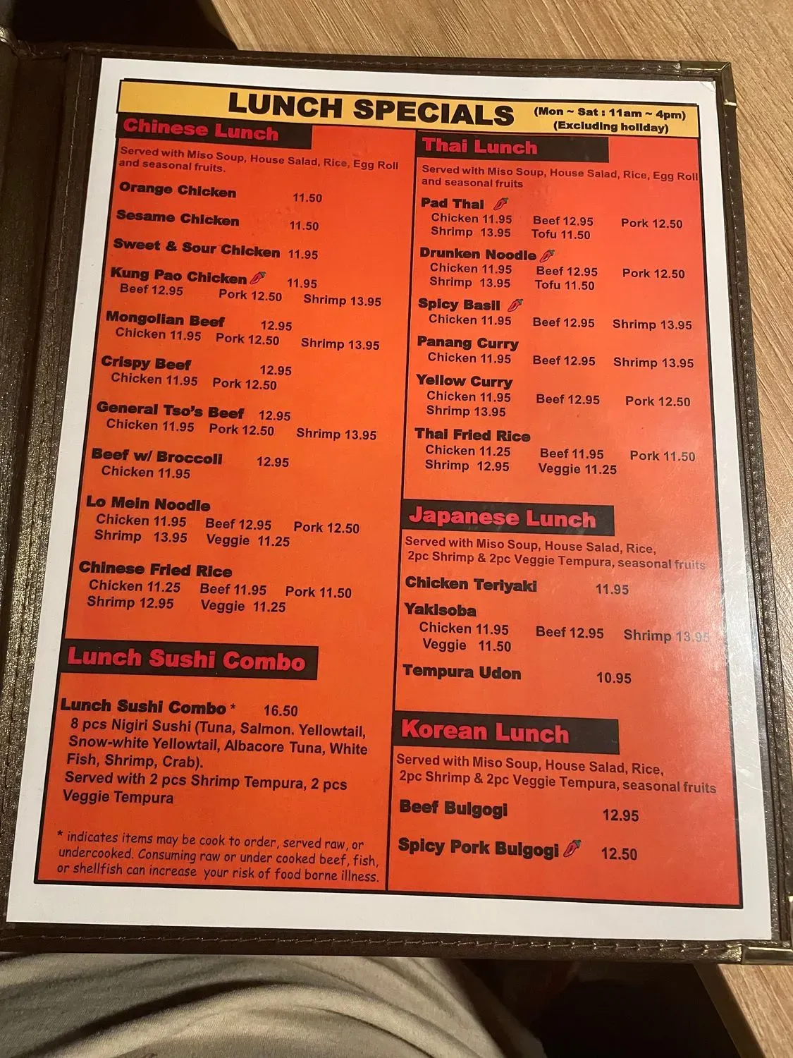 Menu 4