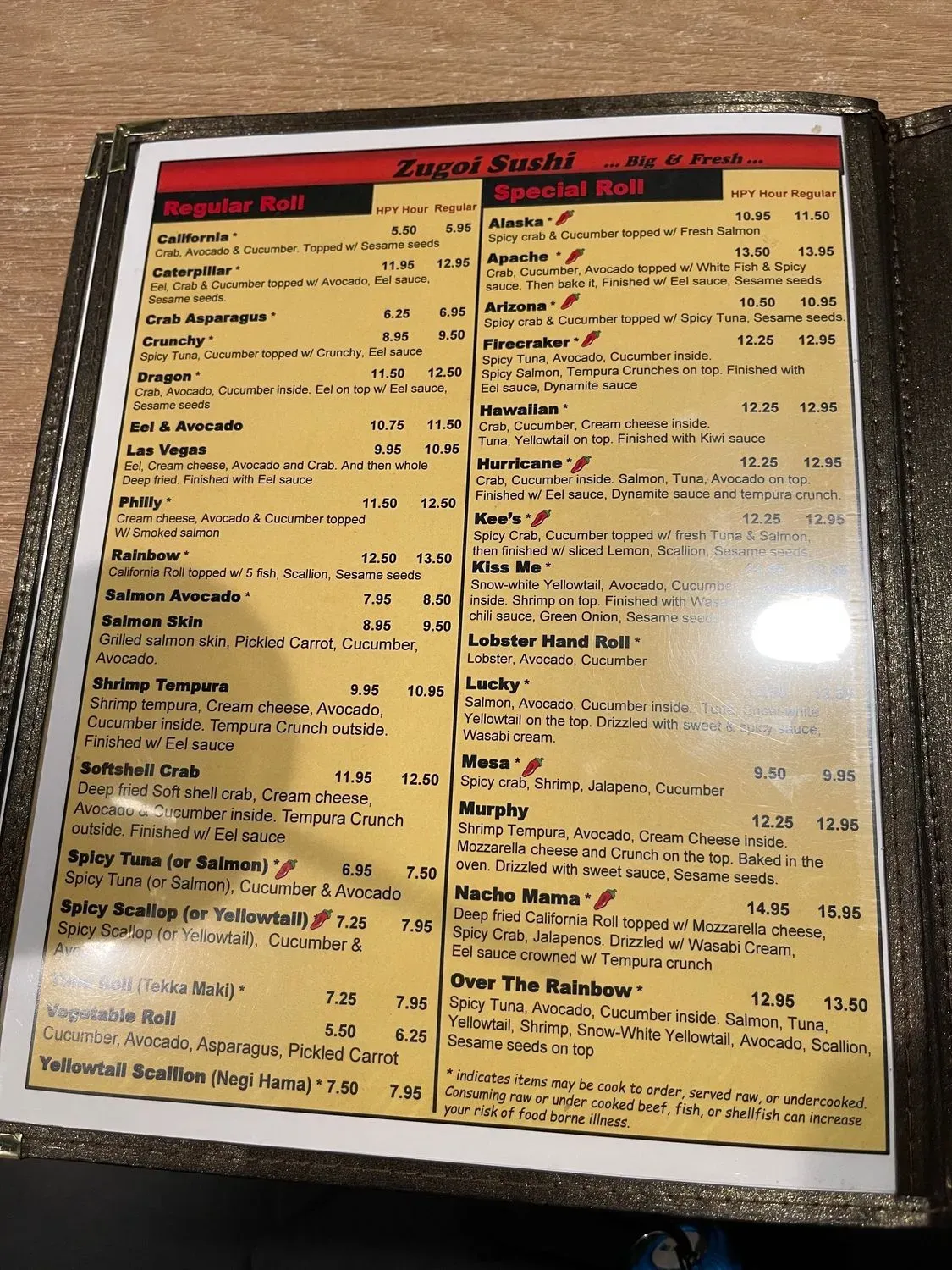 Menu 3