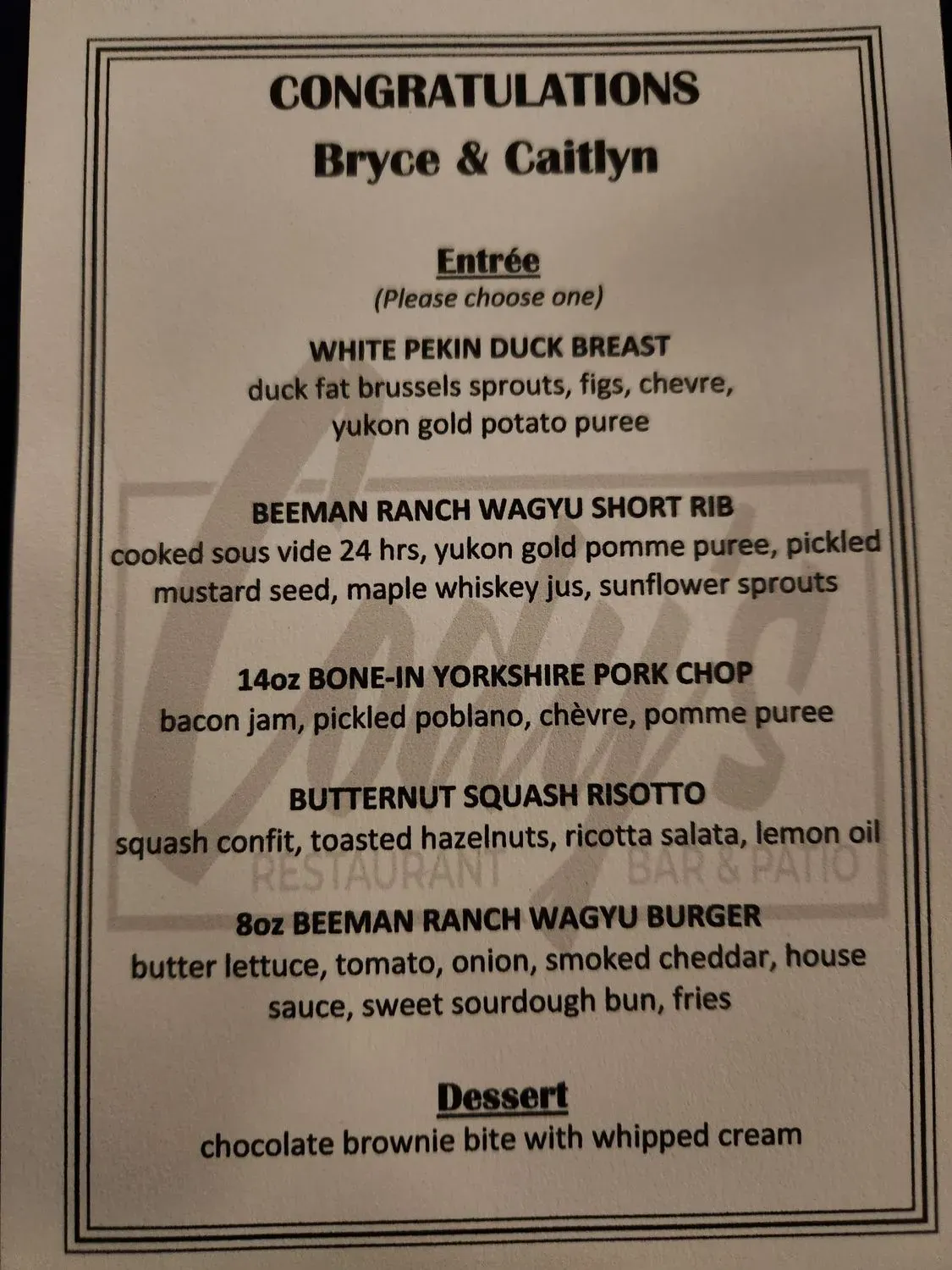 Menu 4