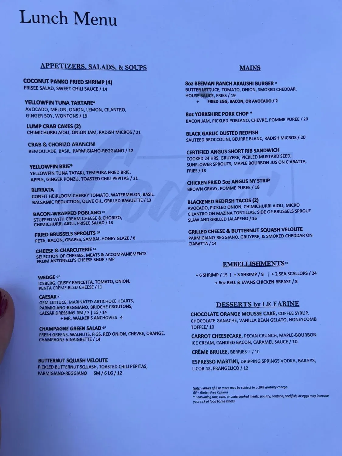 Menu 2