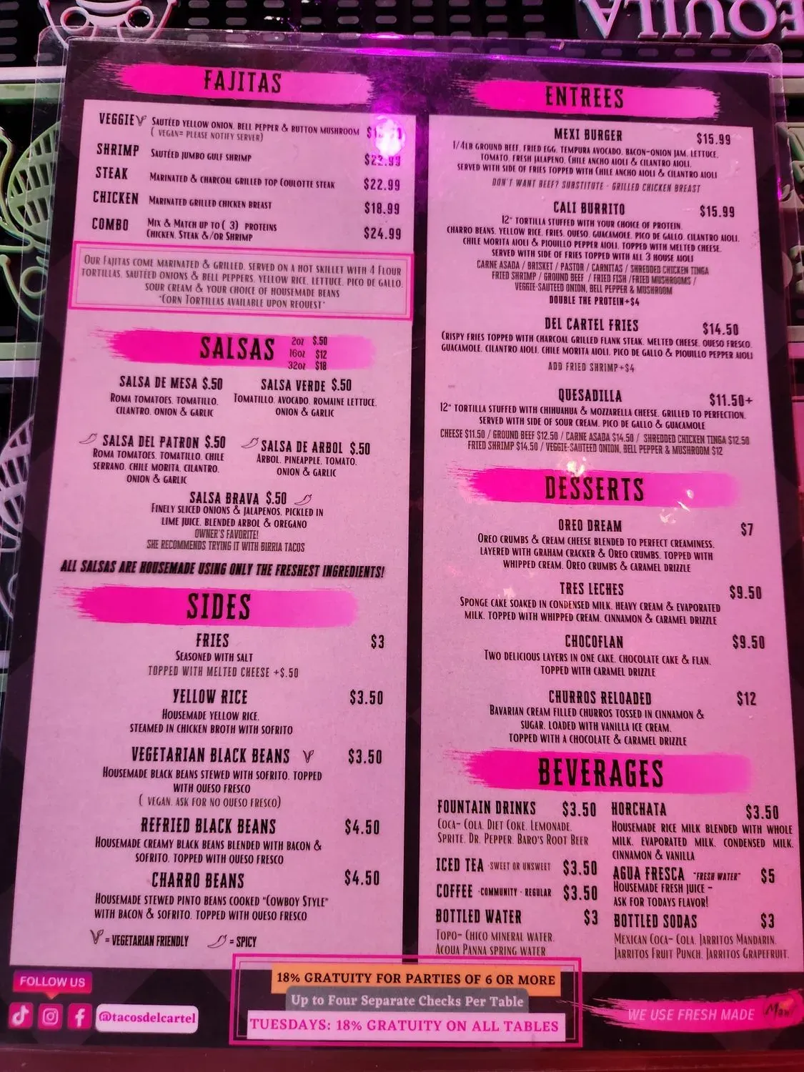 Menu 6