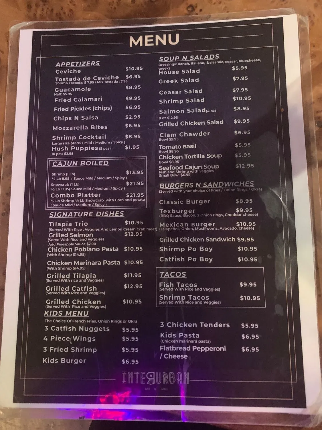 Menu 2