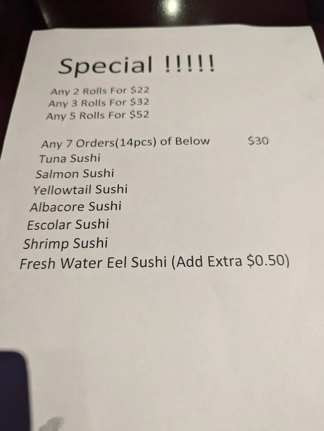 Menu 2