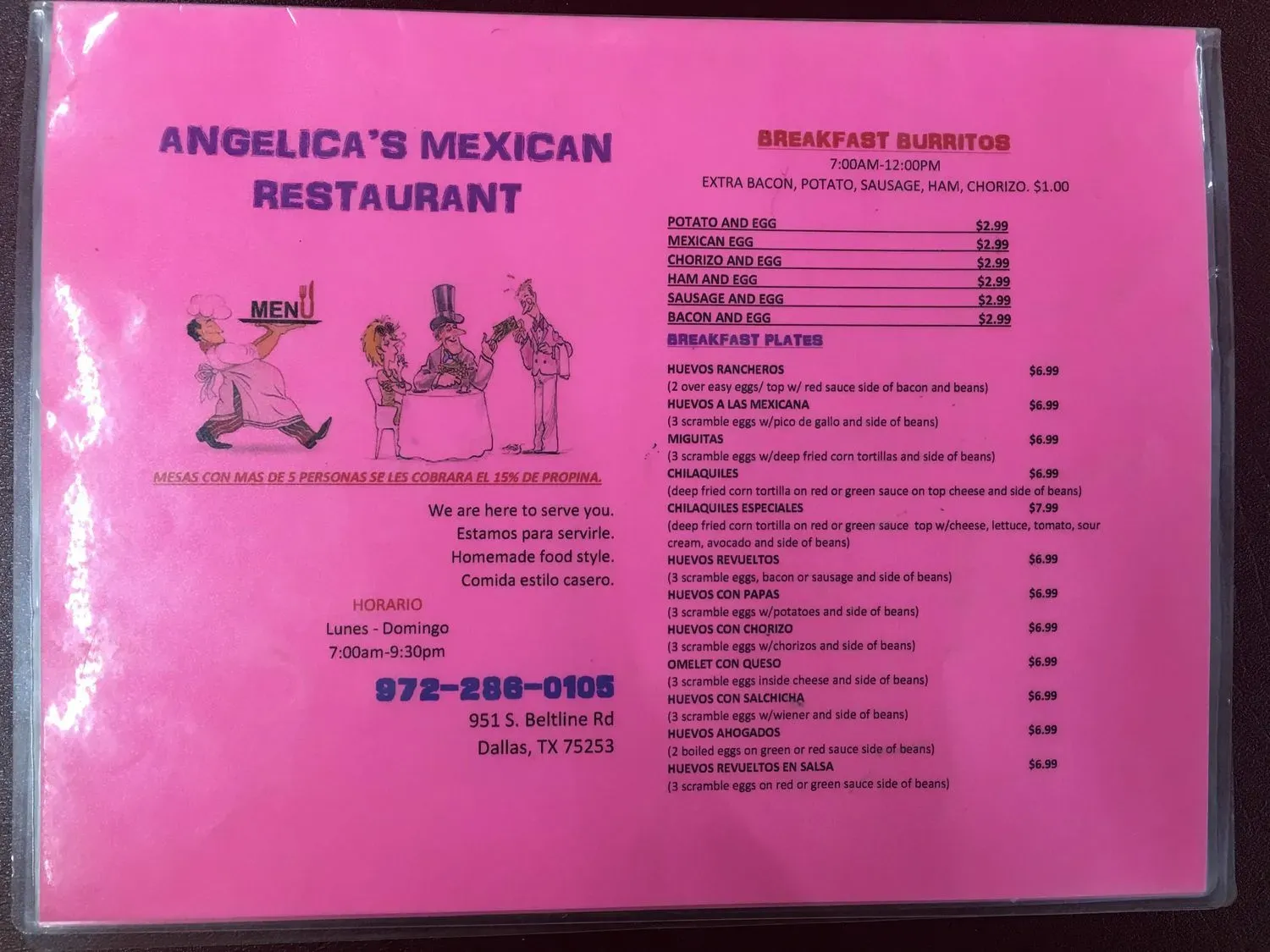 Menu 6