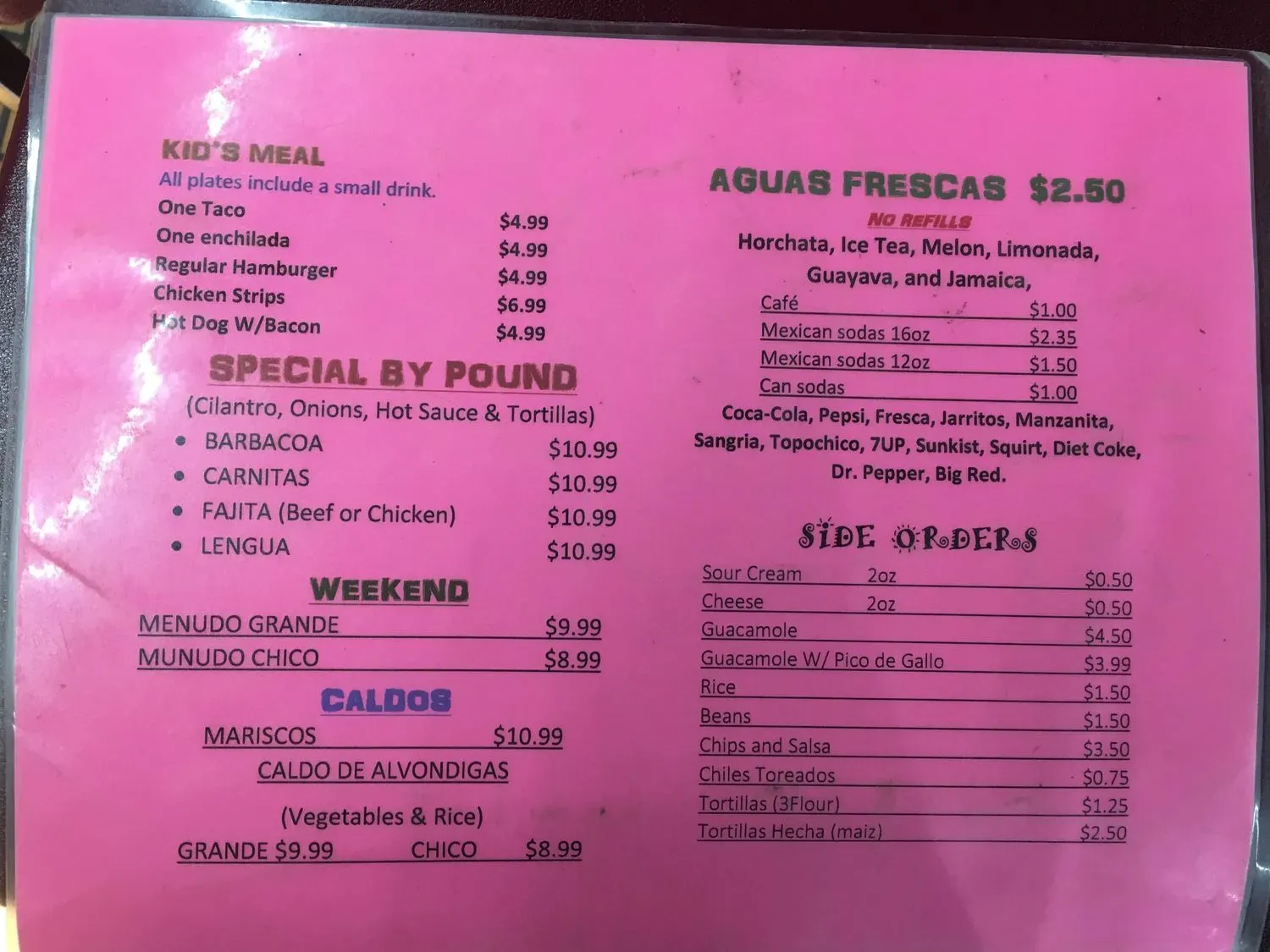 Menu 3