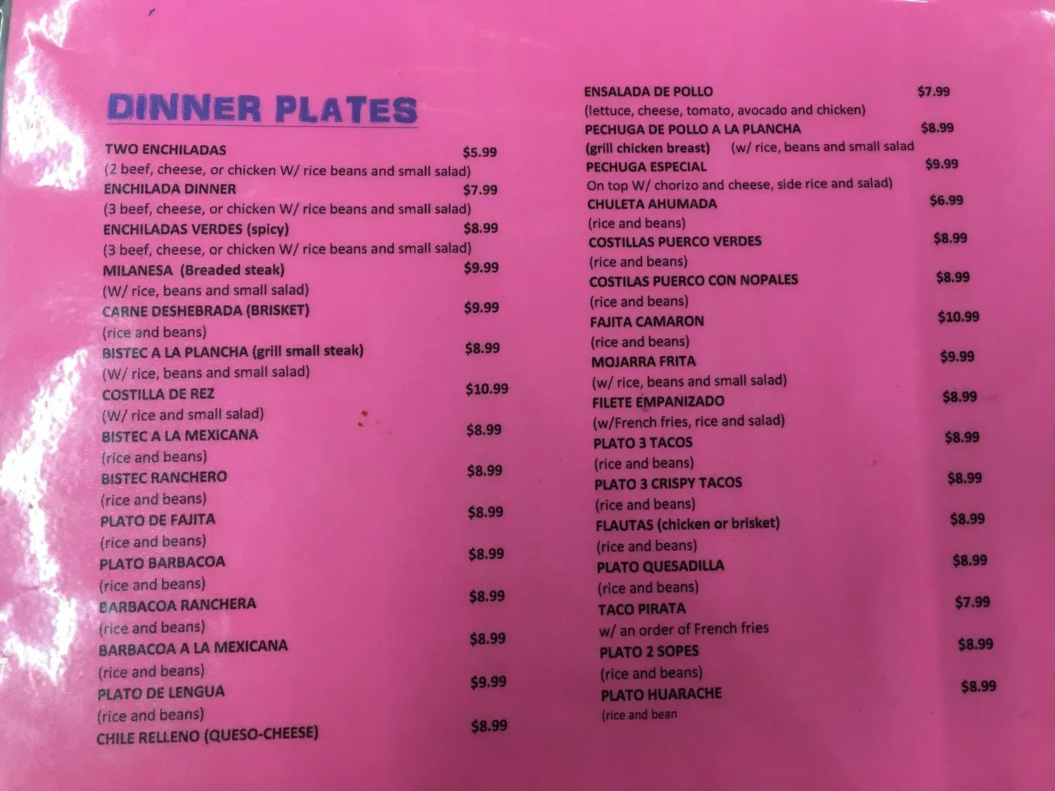 Menu 4