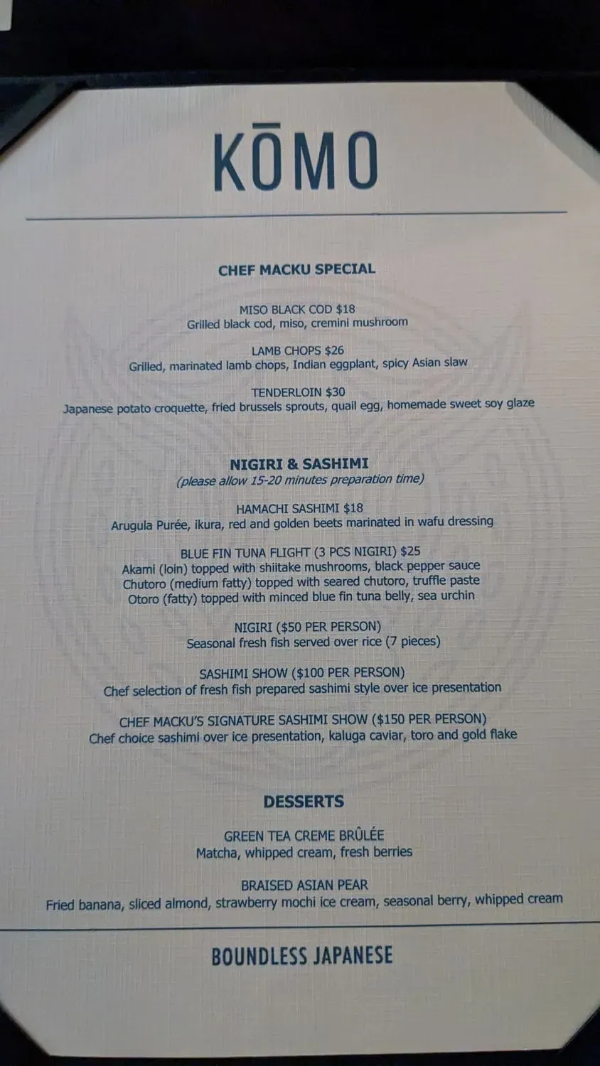 Menu 3