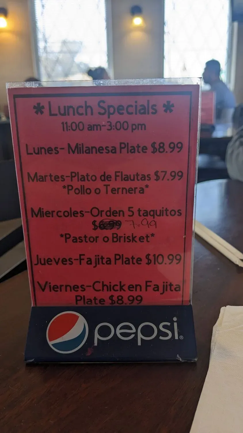 Taquitos Ravi Restaurant Menu - Updated November 2025