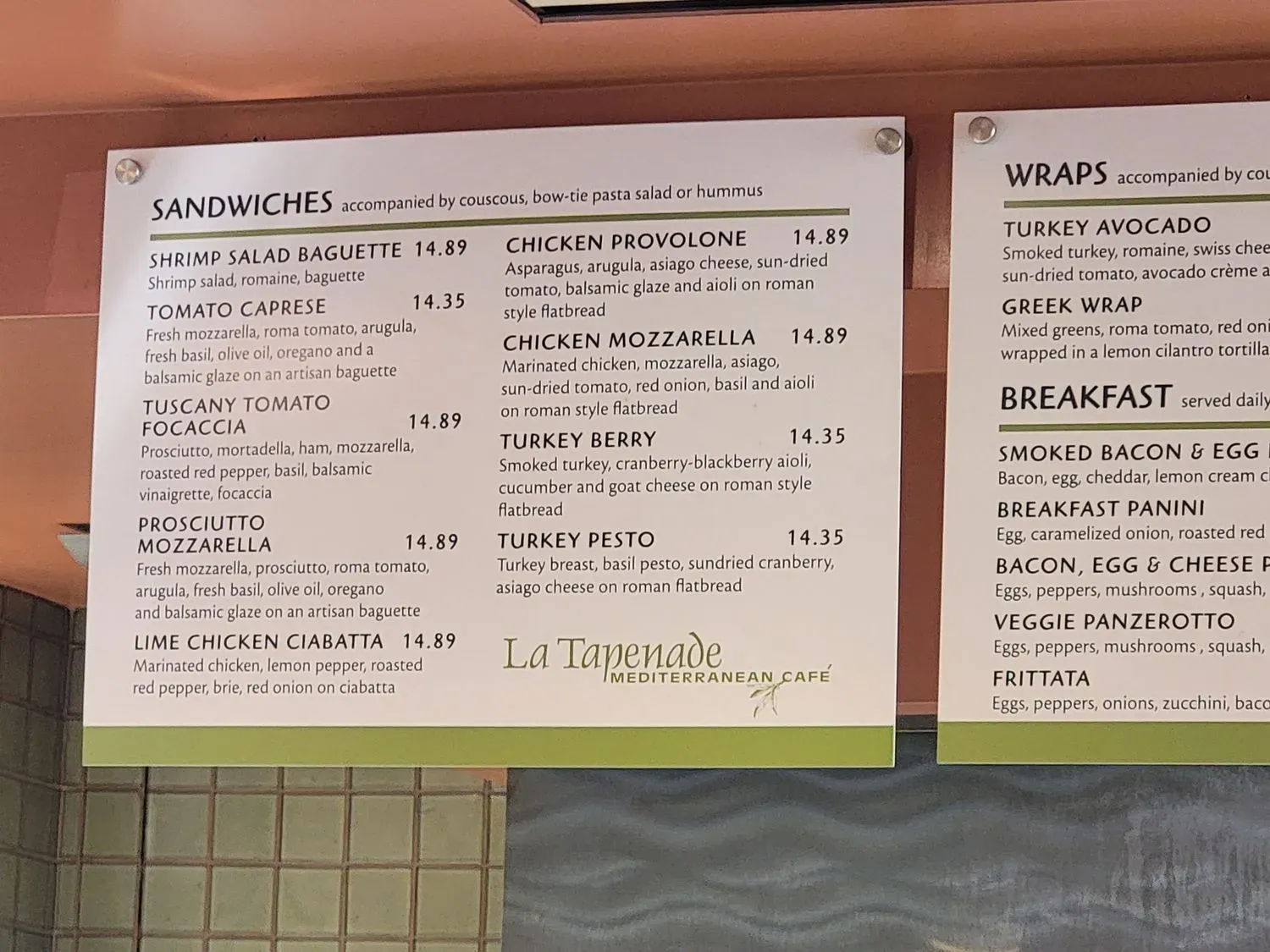 Menu 2