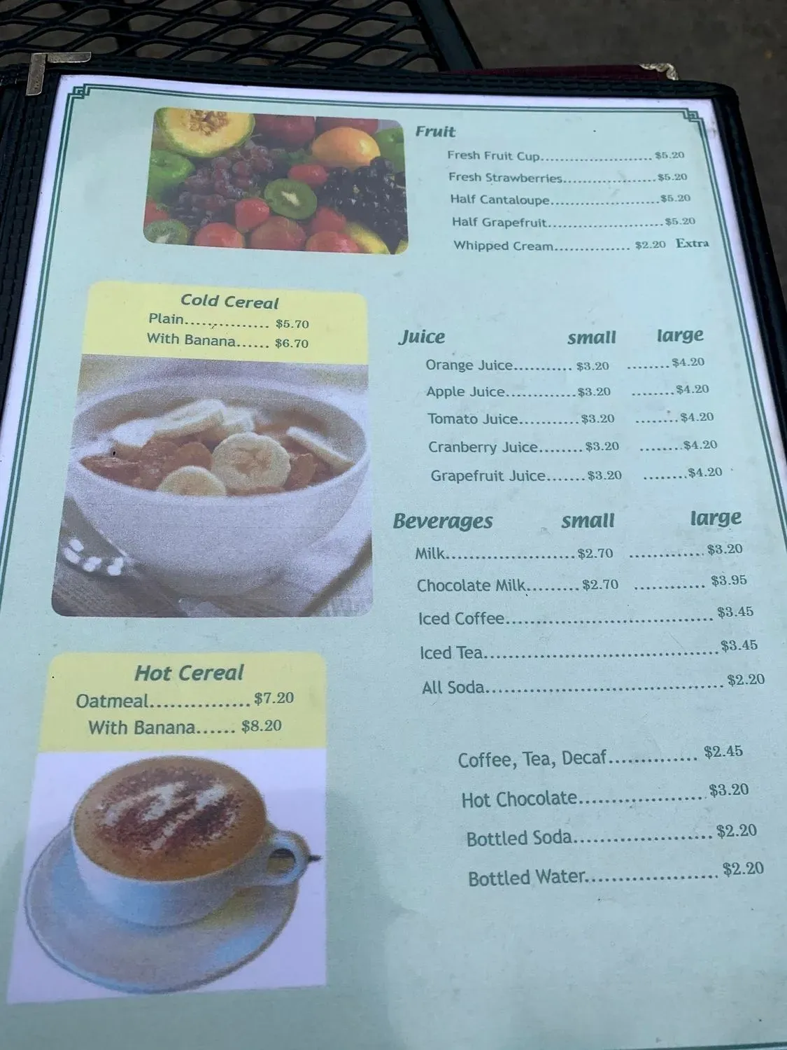 Menu 3