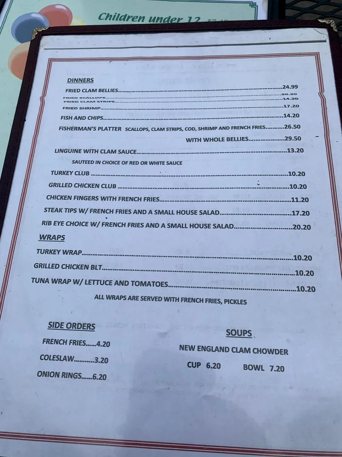 Menu 2