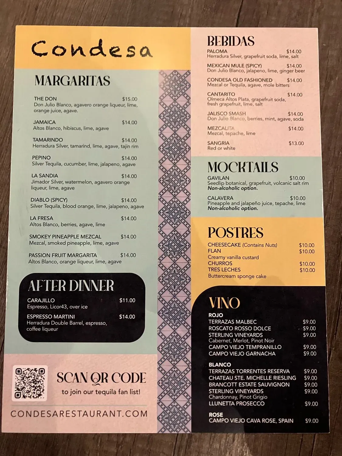 Menu 2