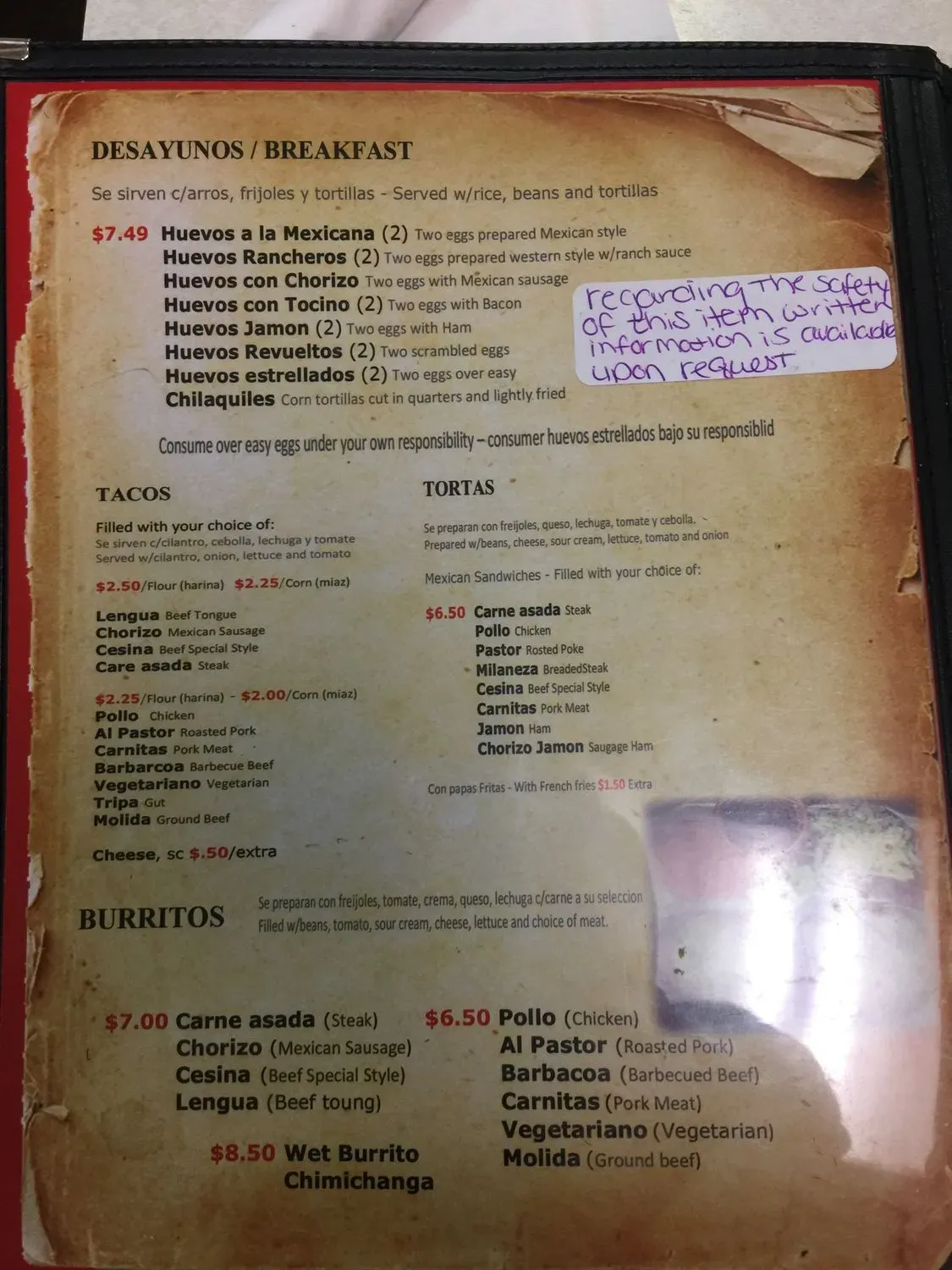 Menu 5