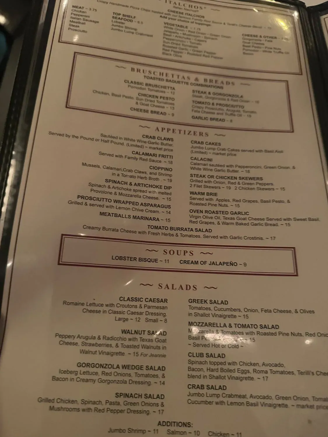 Menu 5