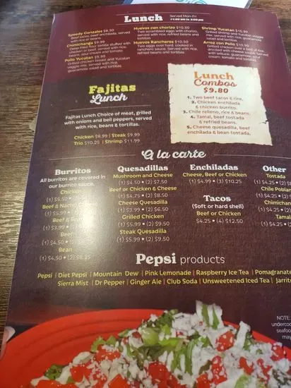 Menu 6