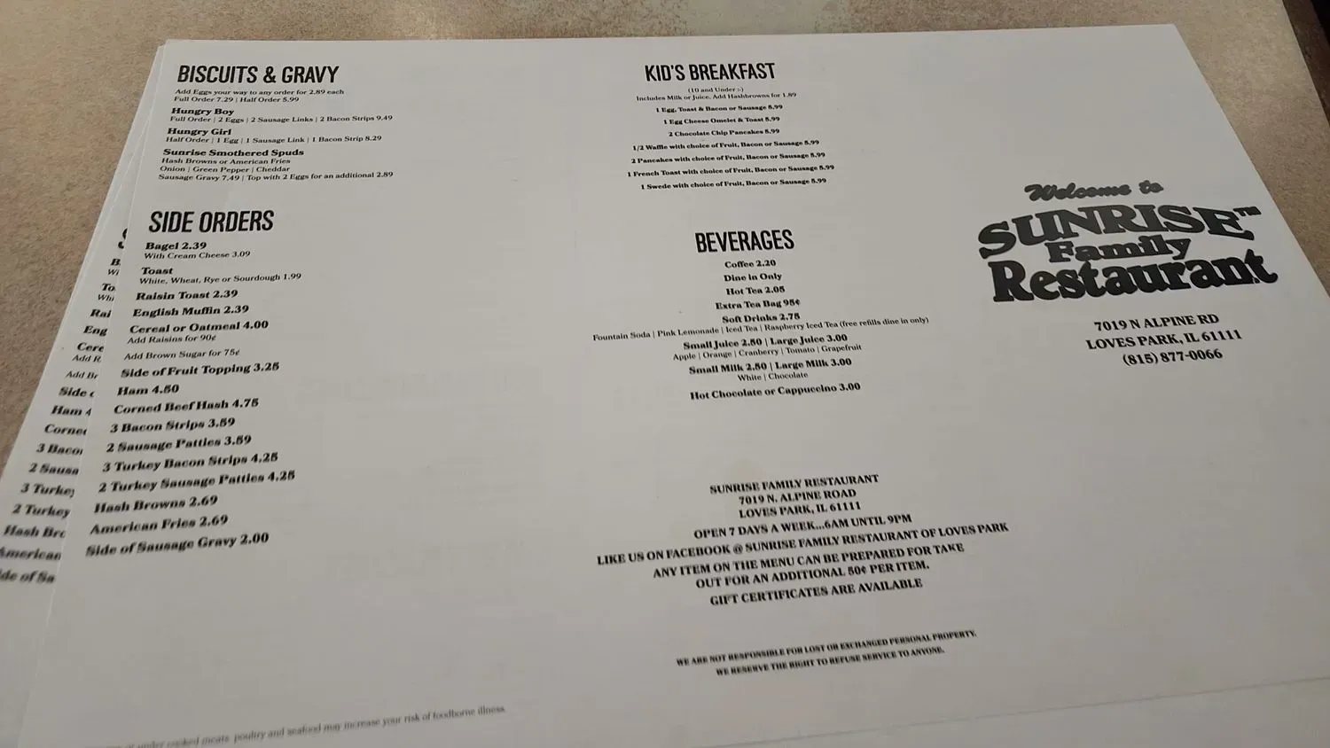 Menu 6