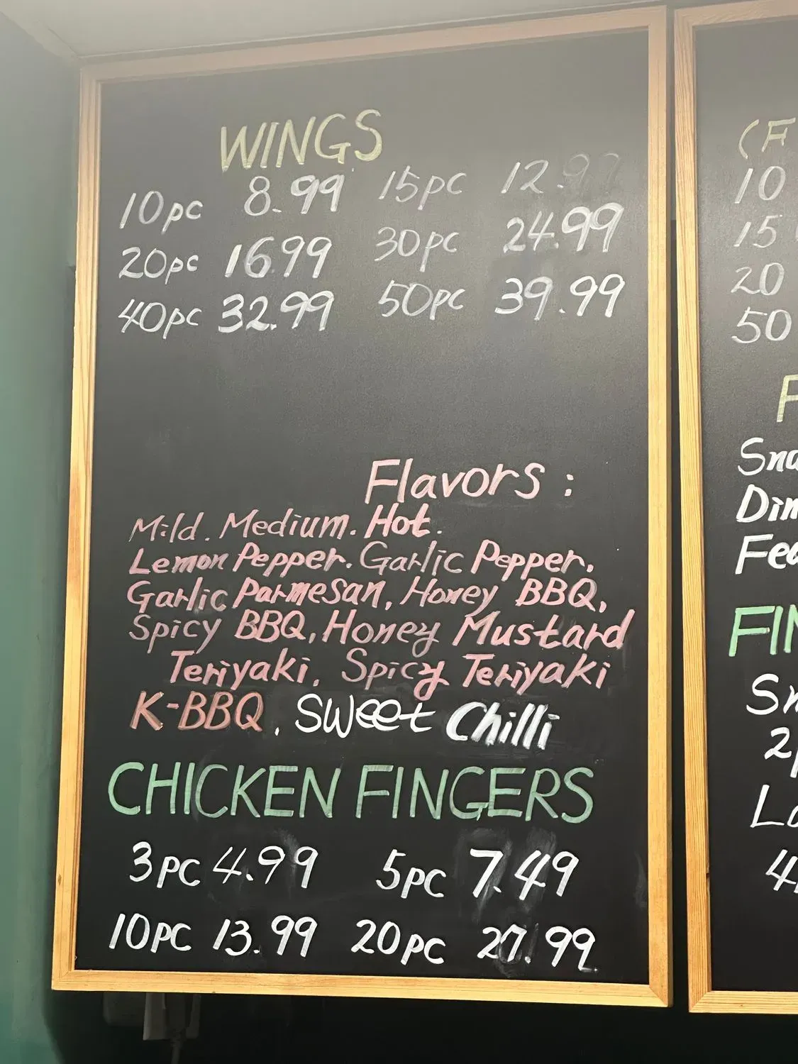 Menu 5