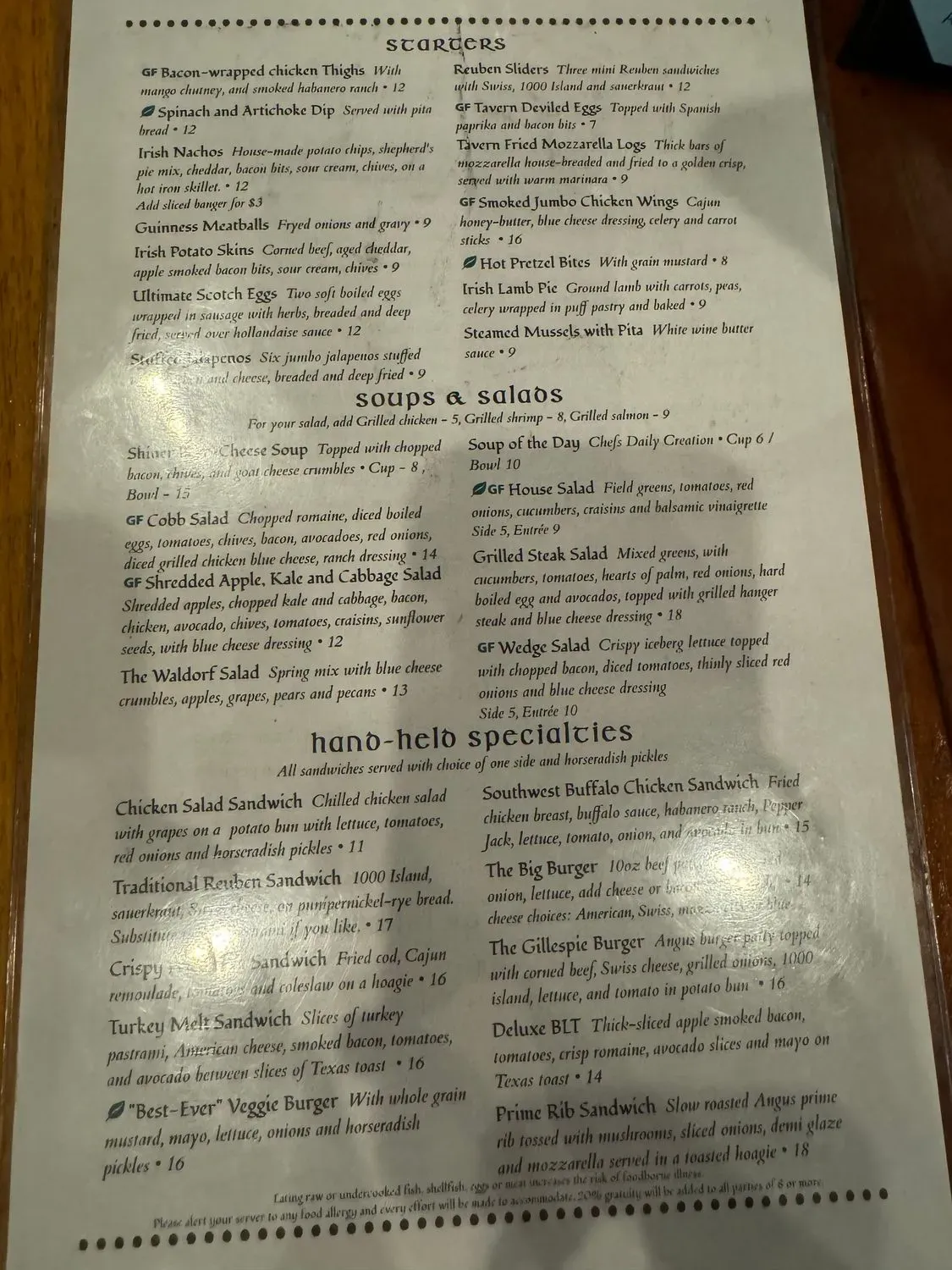 Menu 6