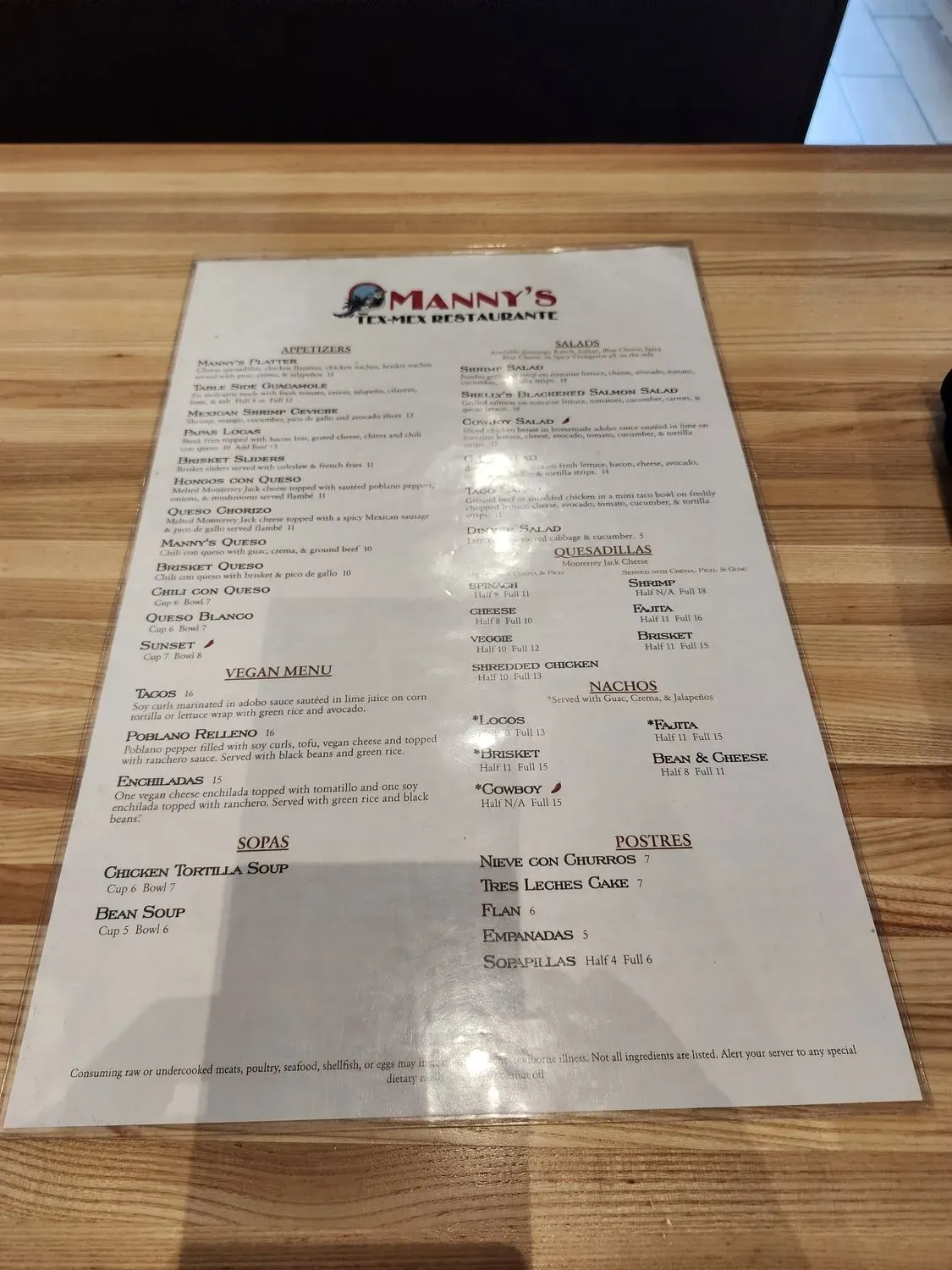 Menu 4