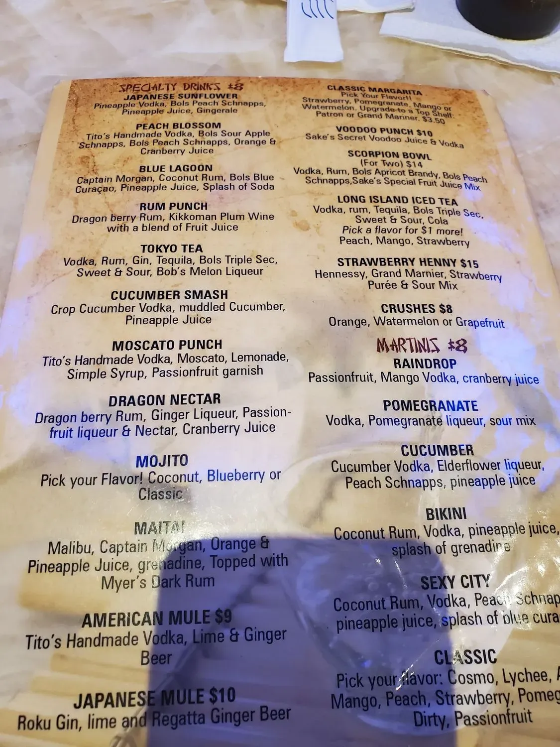 Menu 6