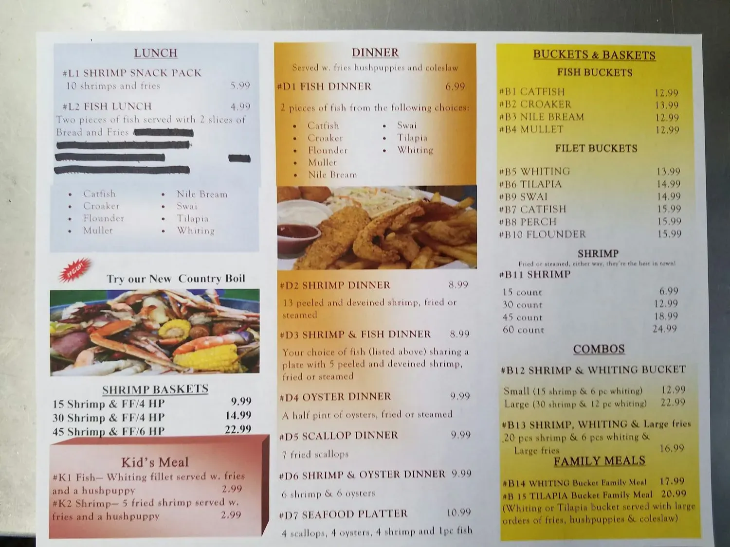 Menu 2