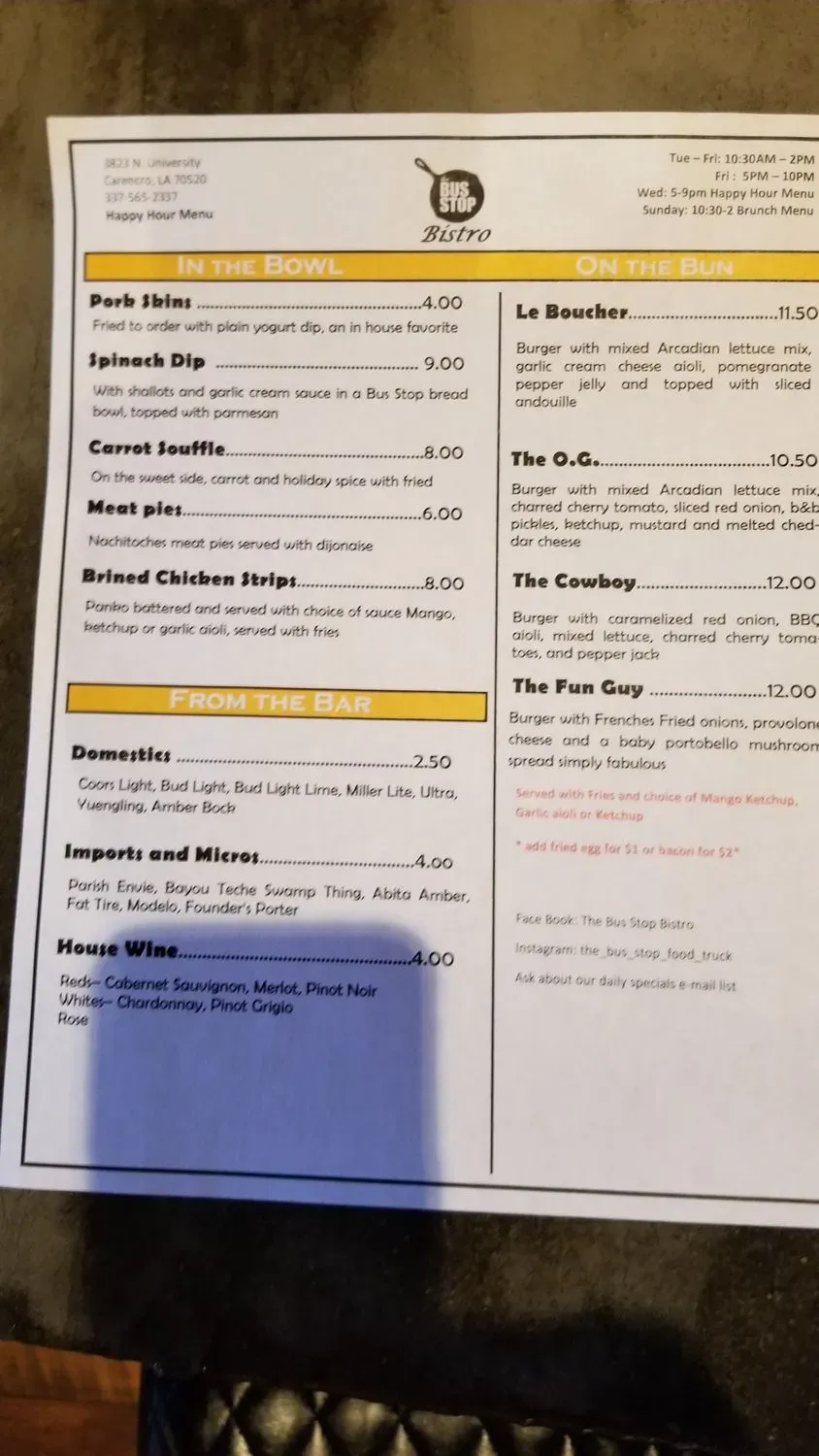 Menu 6