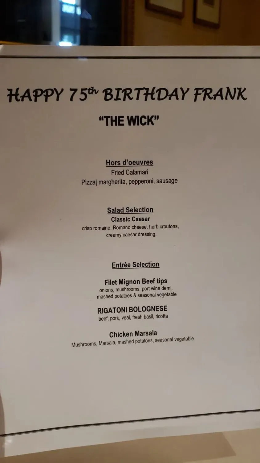 Menu 6