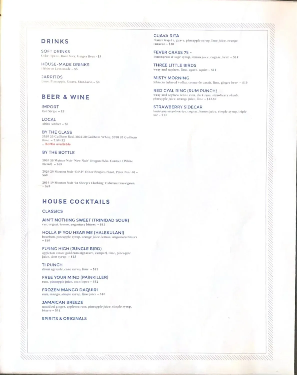 Menu 2