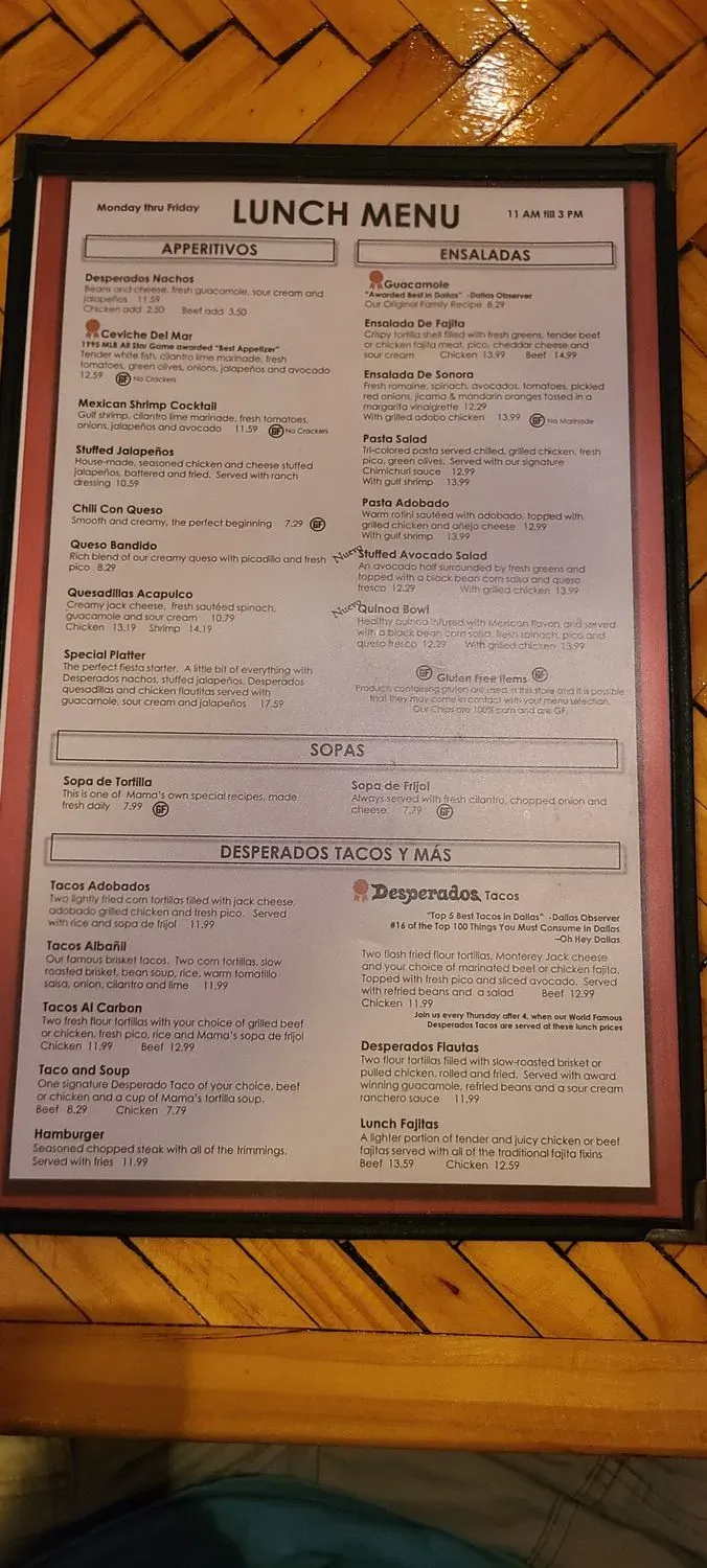 Menu 4