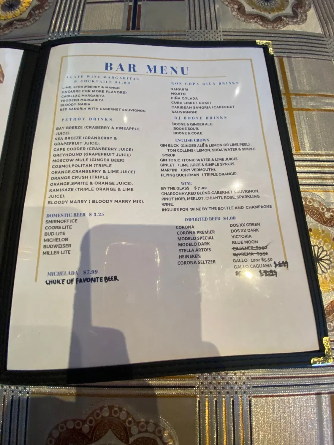 Menu 4