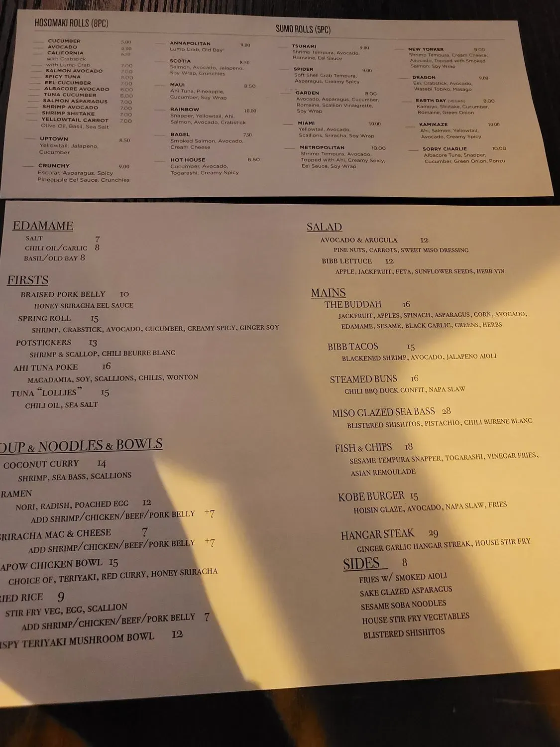 Menu 2