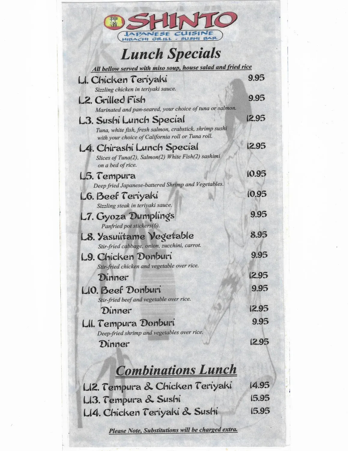 Menu 6