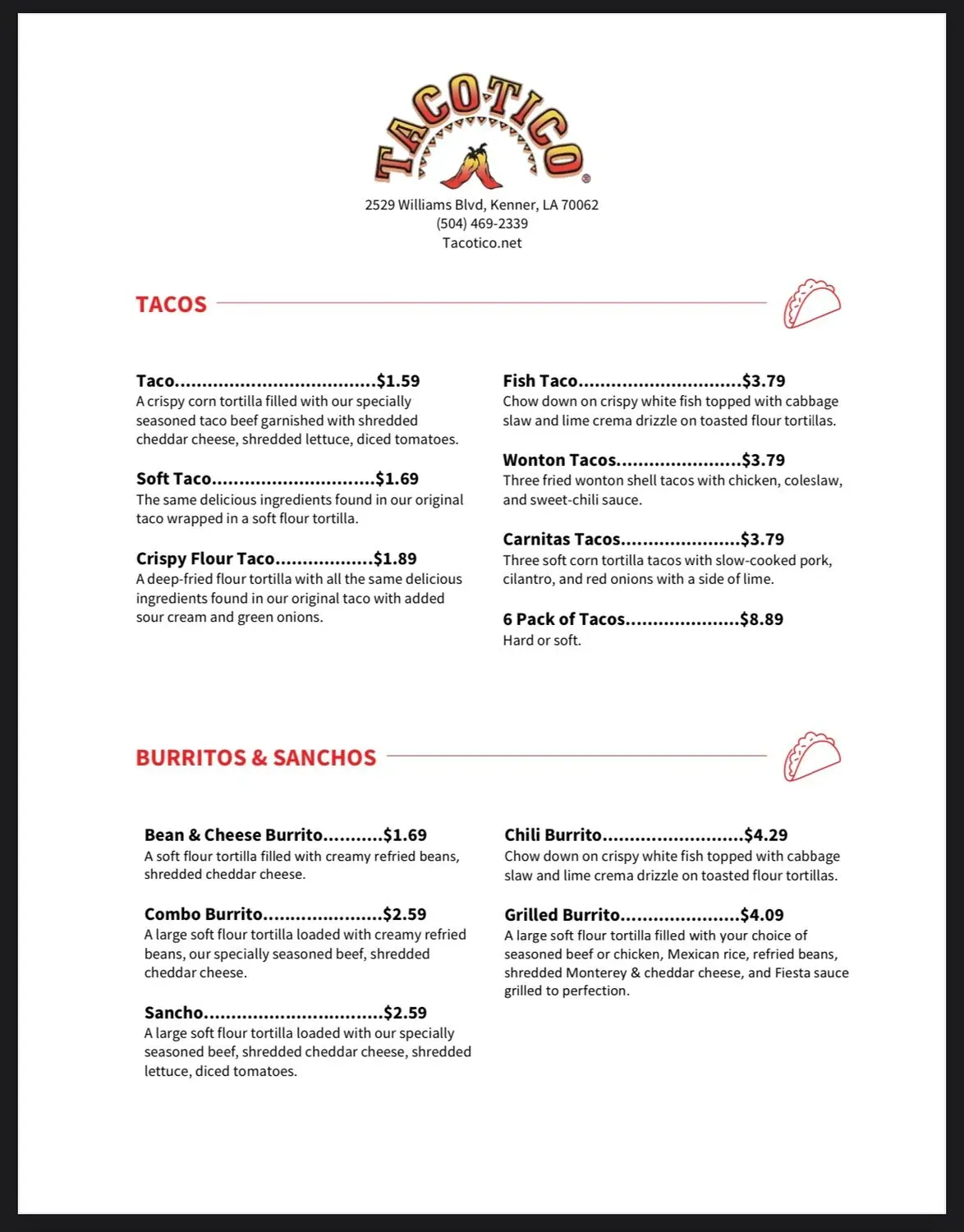 Menu 4