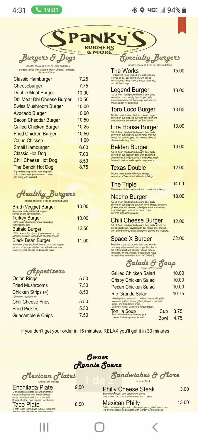 Menu 3