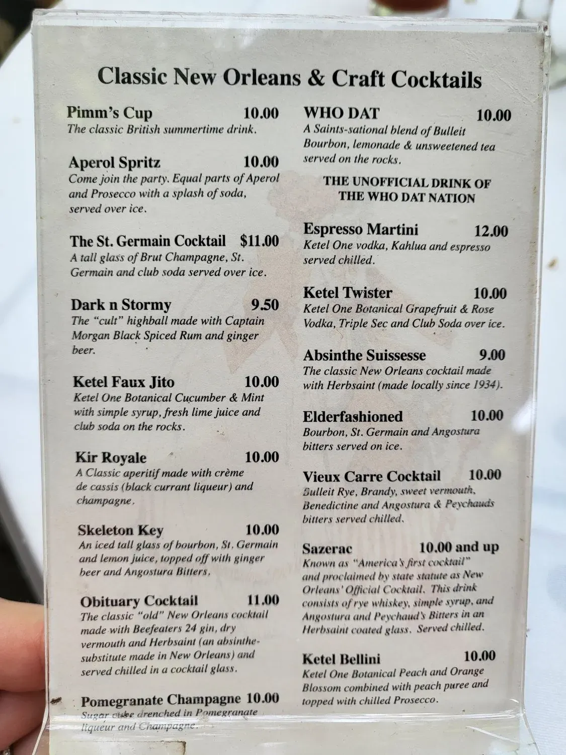 Menu 6