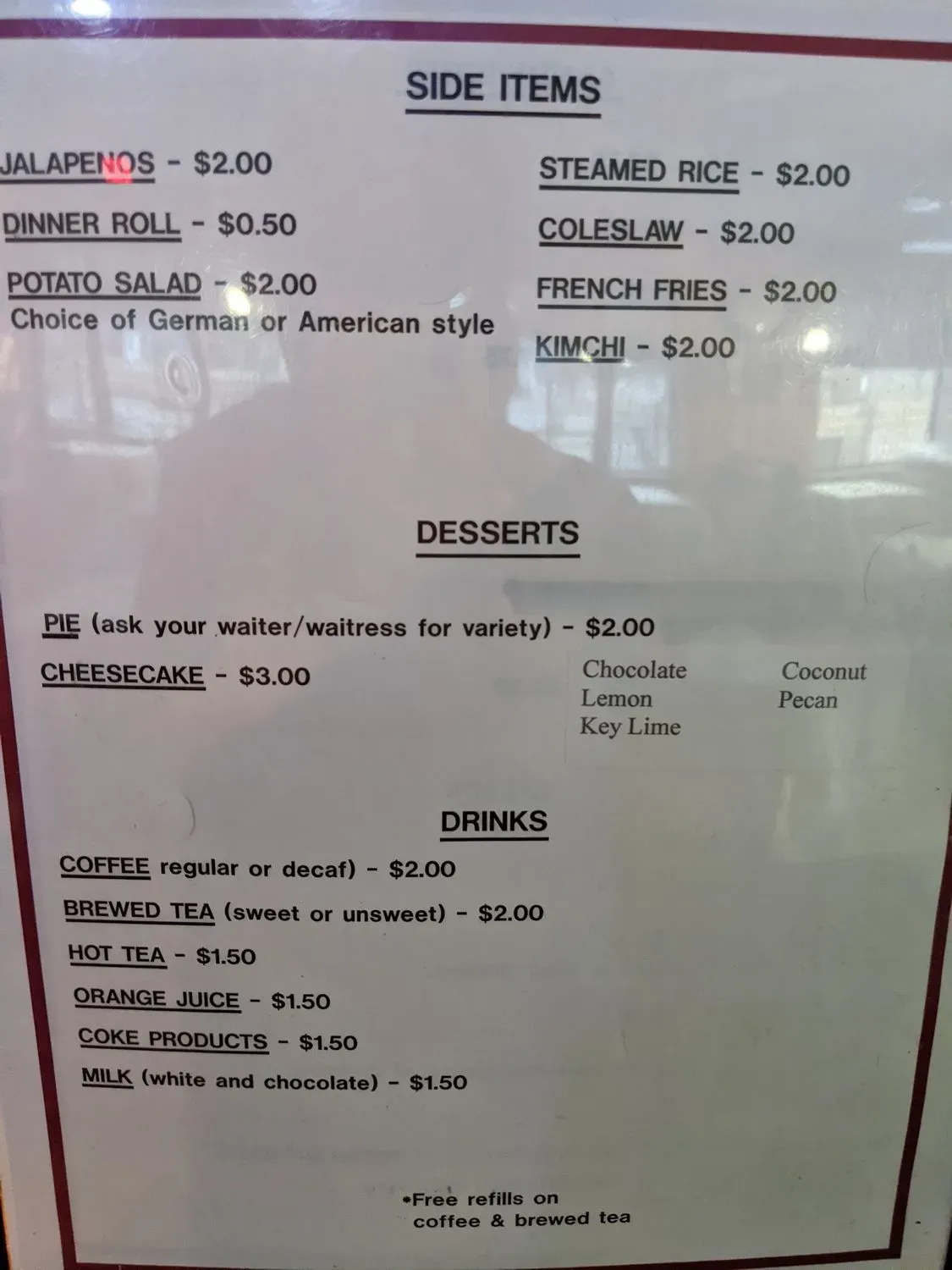 Menu 4