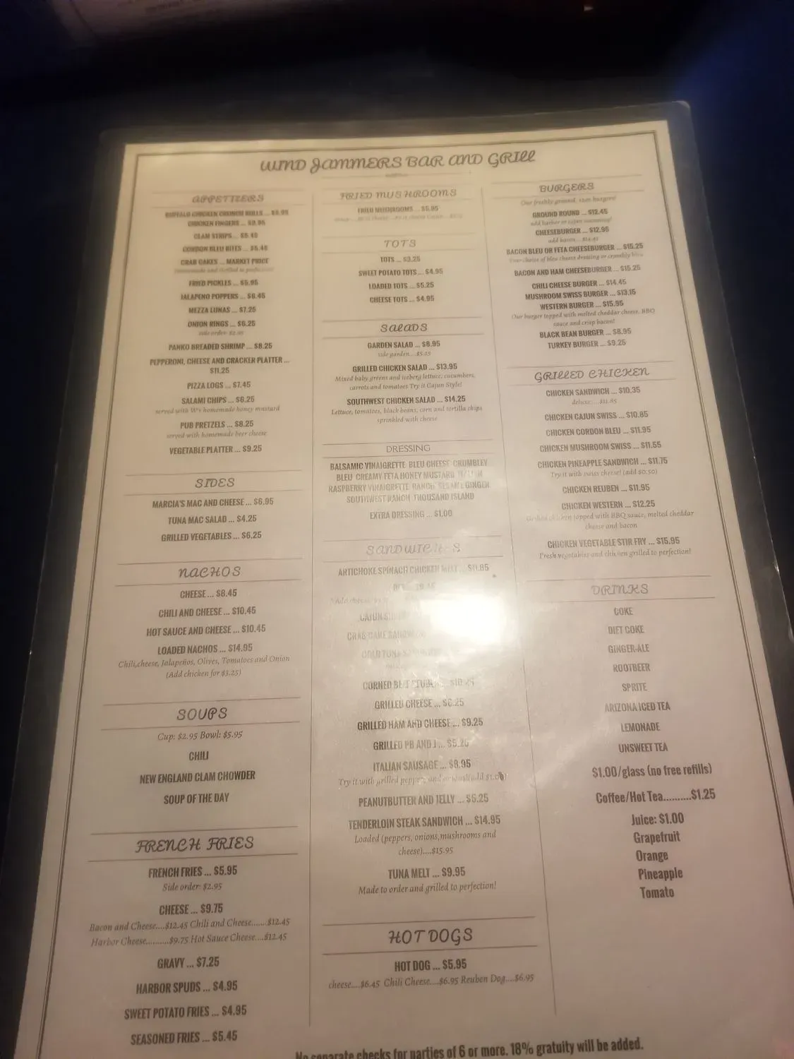 Menu 4