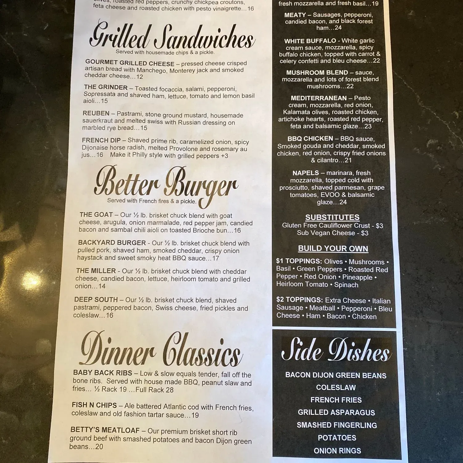 Menu 2