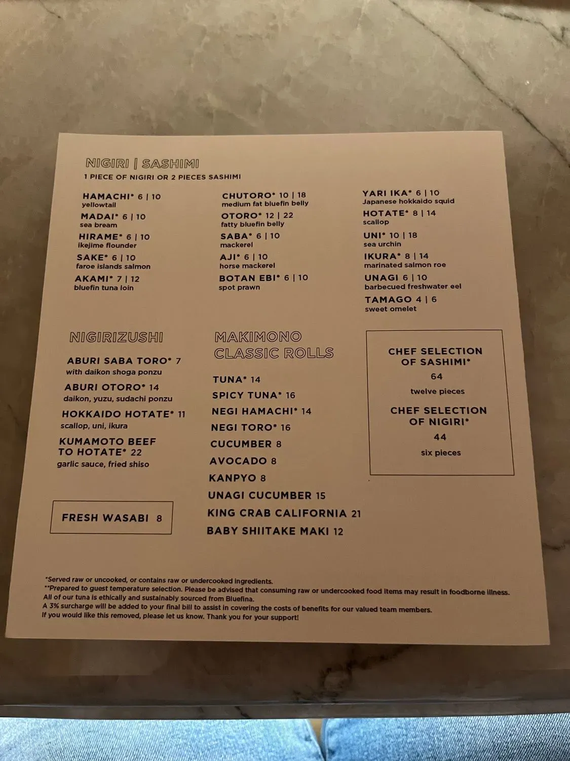 Menu 3