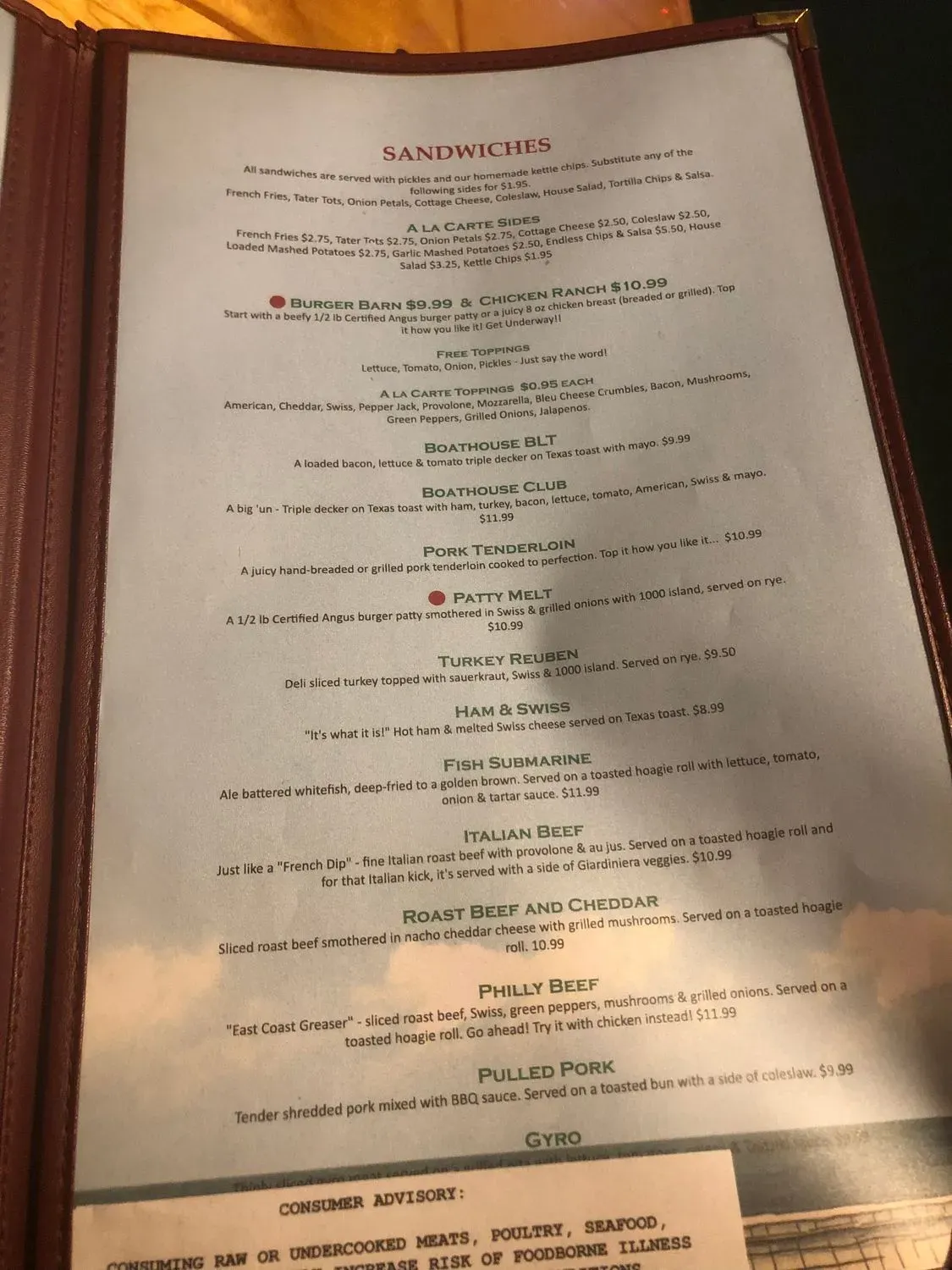 Menu 6