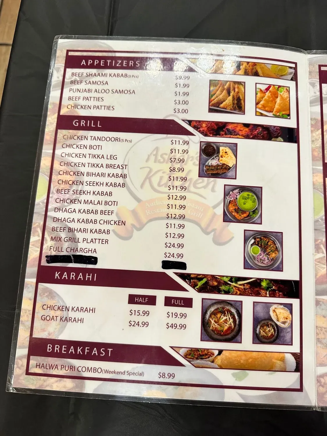 Menu 6