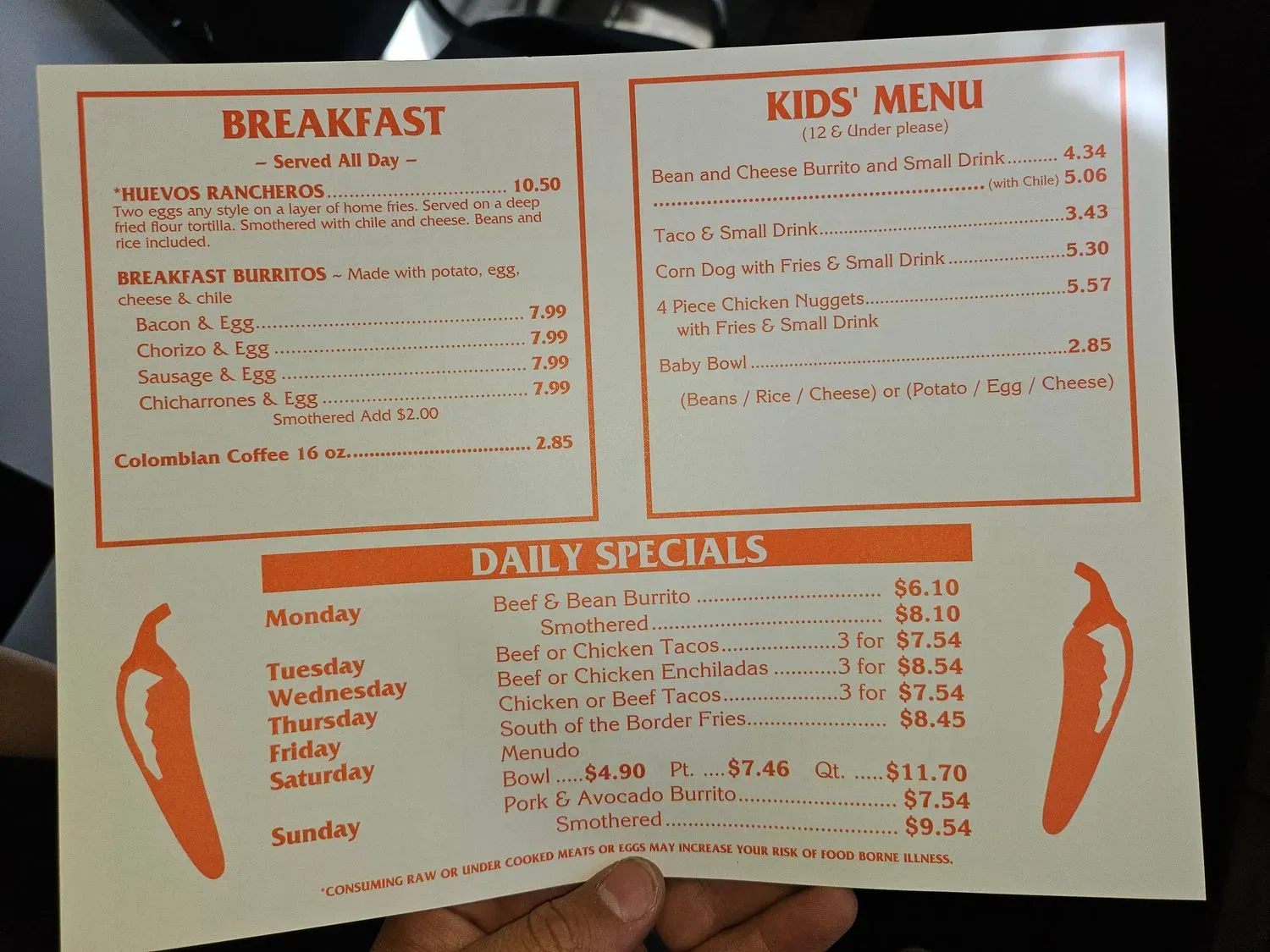 Menu 3