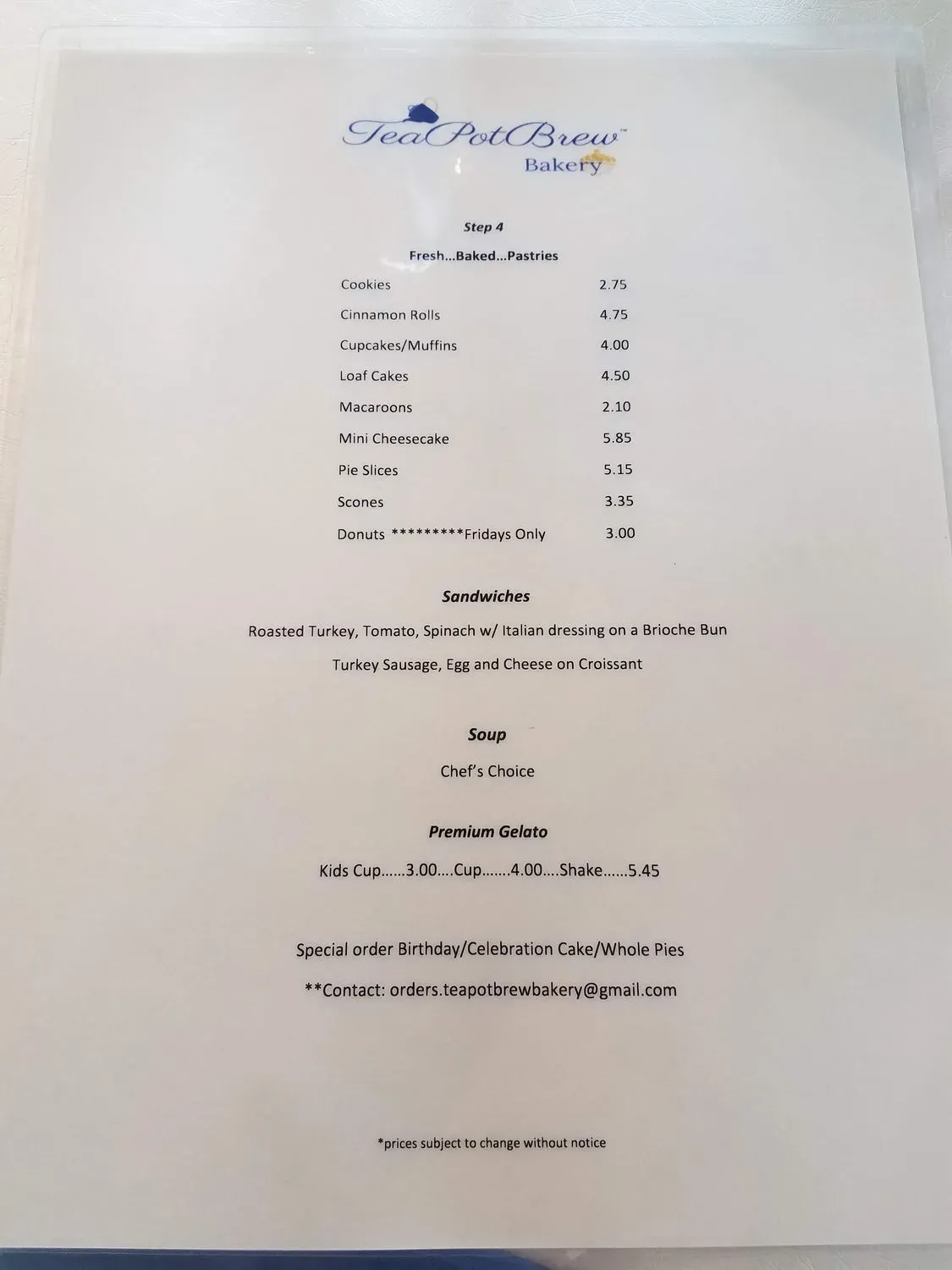 Menu 6