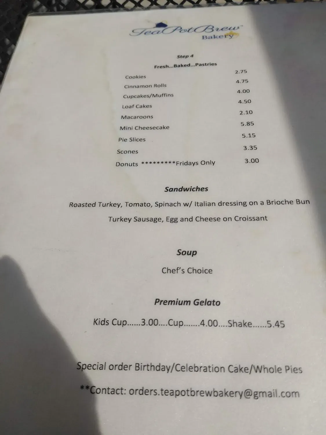 Menu 4