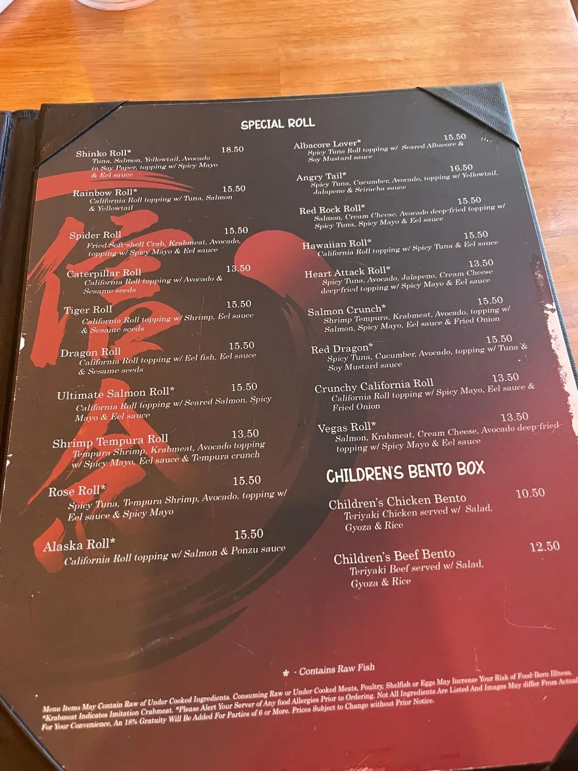 Menu 6