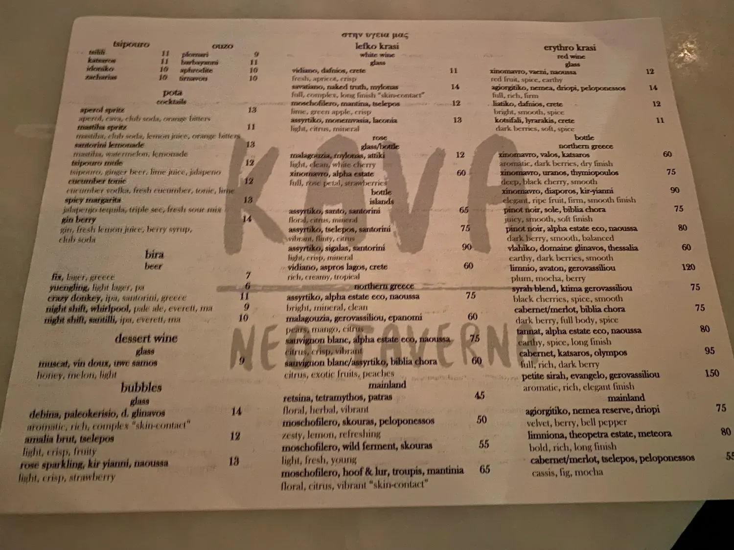 Menu 6