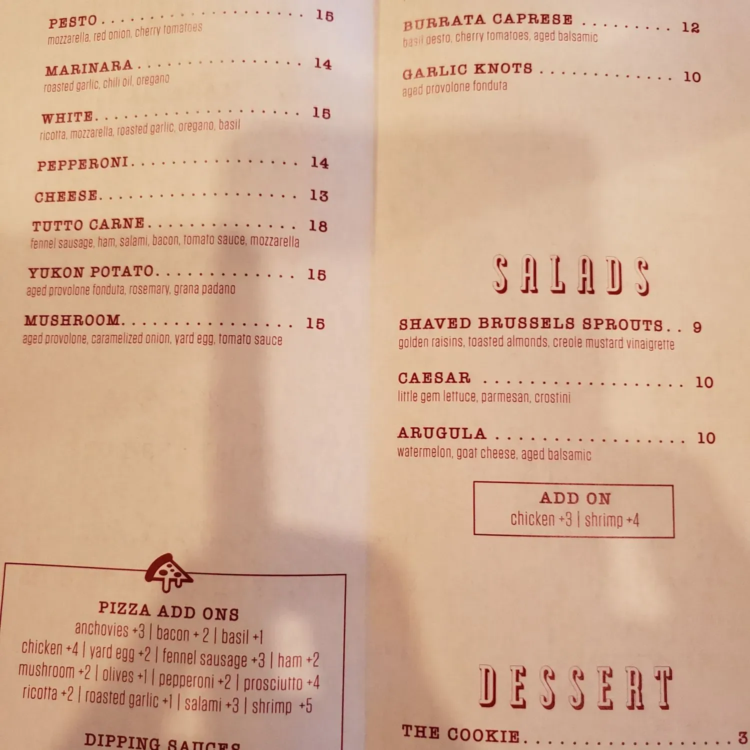 Menu 3