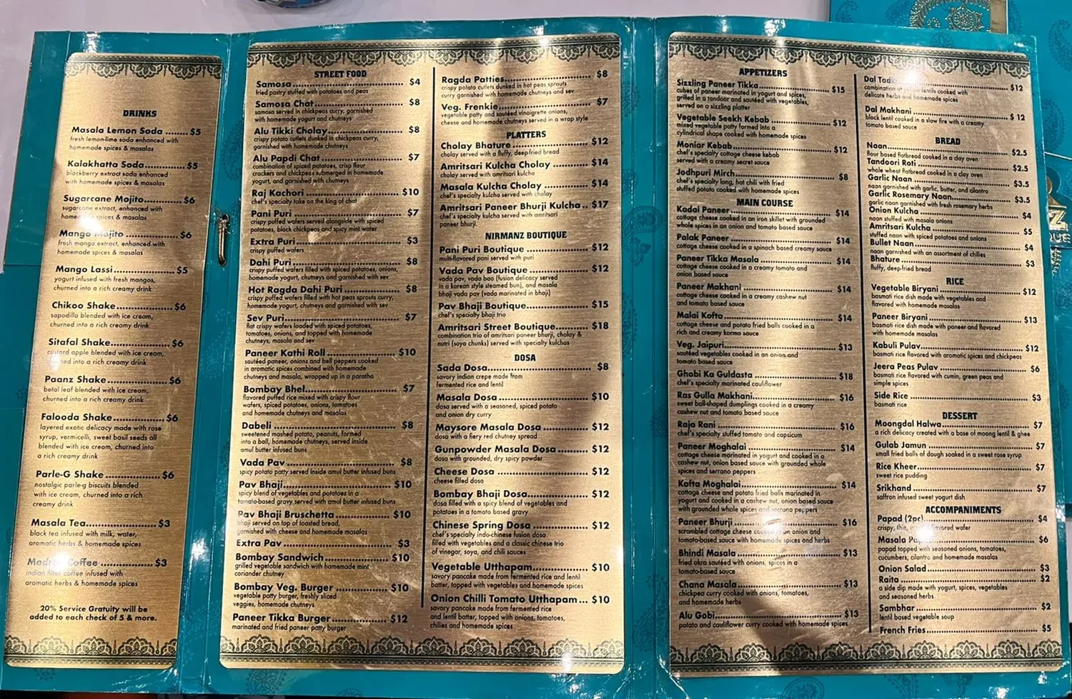 Menu 6