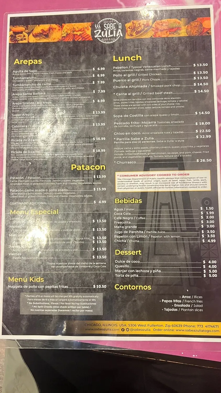 Menu 4