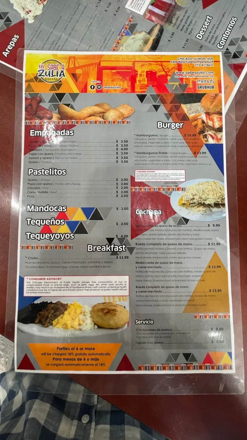 Menu 5